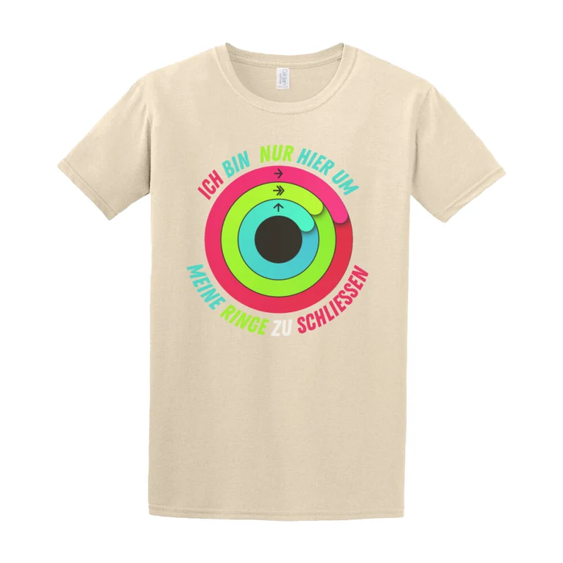 ICH BIN NUR HIER - Regular Shirt - Frontprint