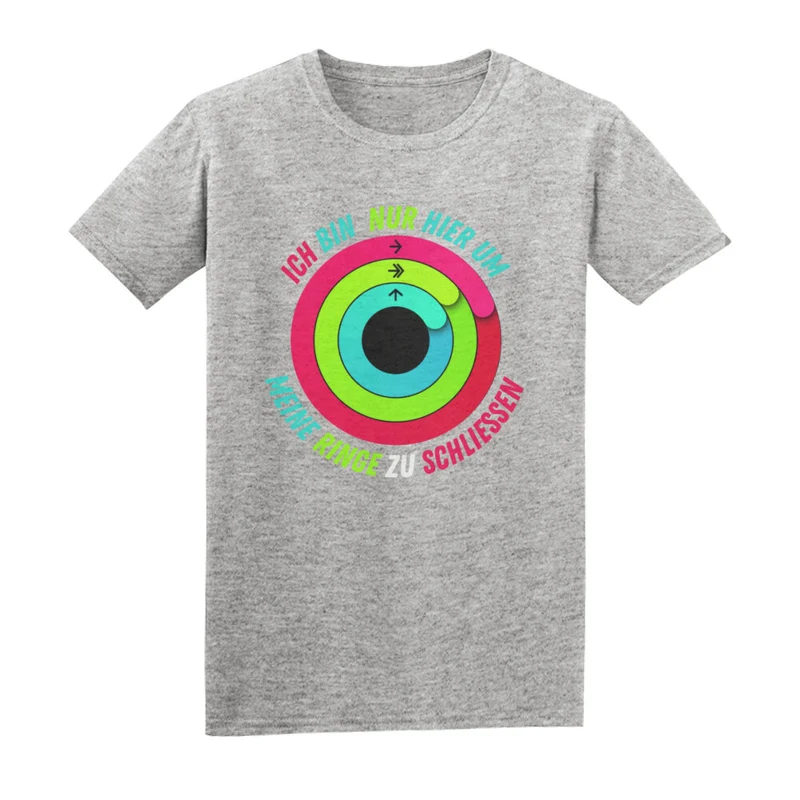 ICH BIN NUR HIER - Regular Shirt - Frontprint