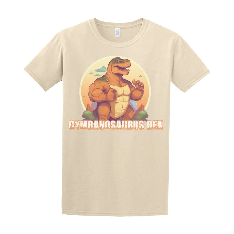 GYMRANOSAURUS REX - Regular Shirt - Frontprint