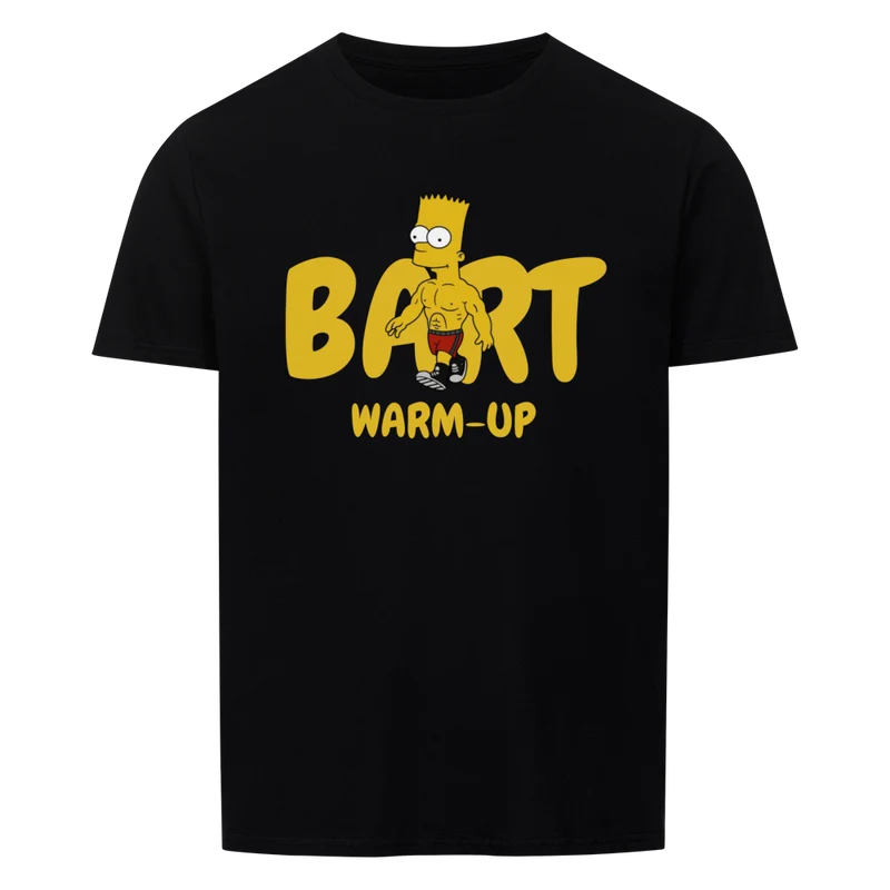 BART WARM UP - Regular Shirt - Frontprint