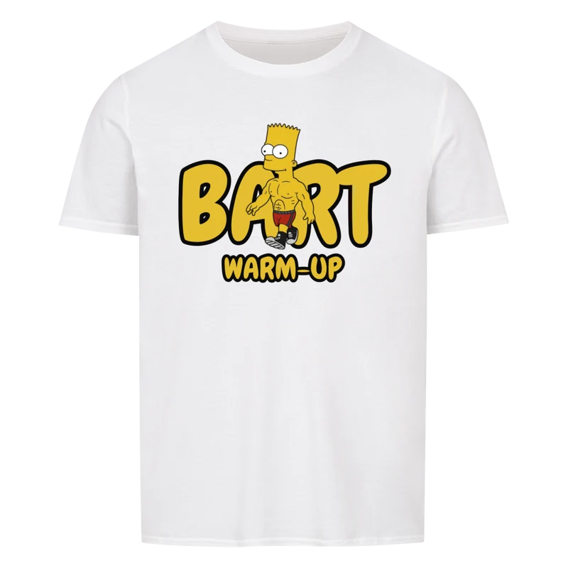 BART WARM UP - Regular Shirt - Frontprint