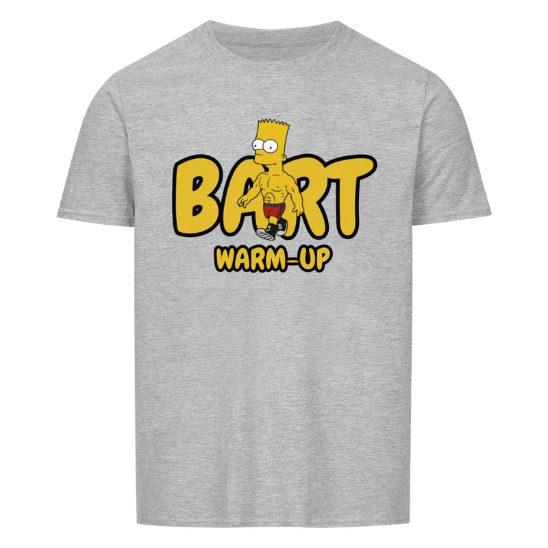 BART WARM UP - Regular Shirt - Frontprint