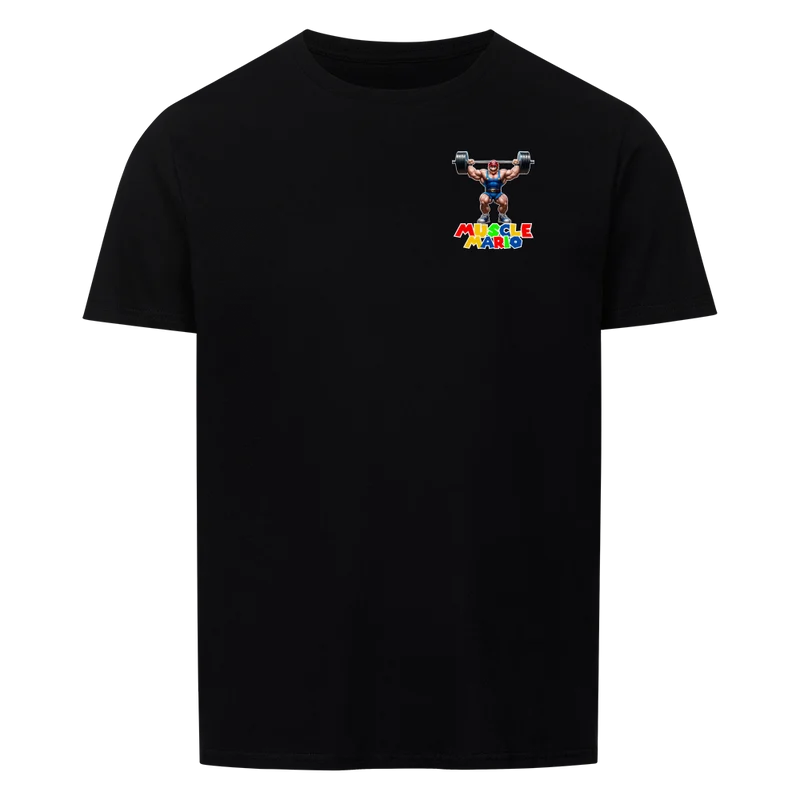 MUSCLE MARIO - Regular Shirt - Frontprint klein