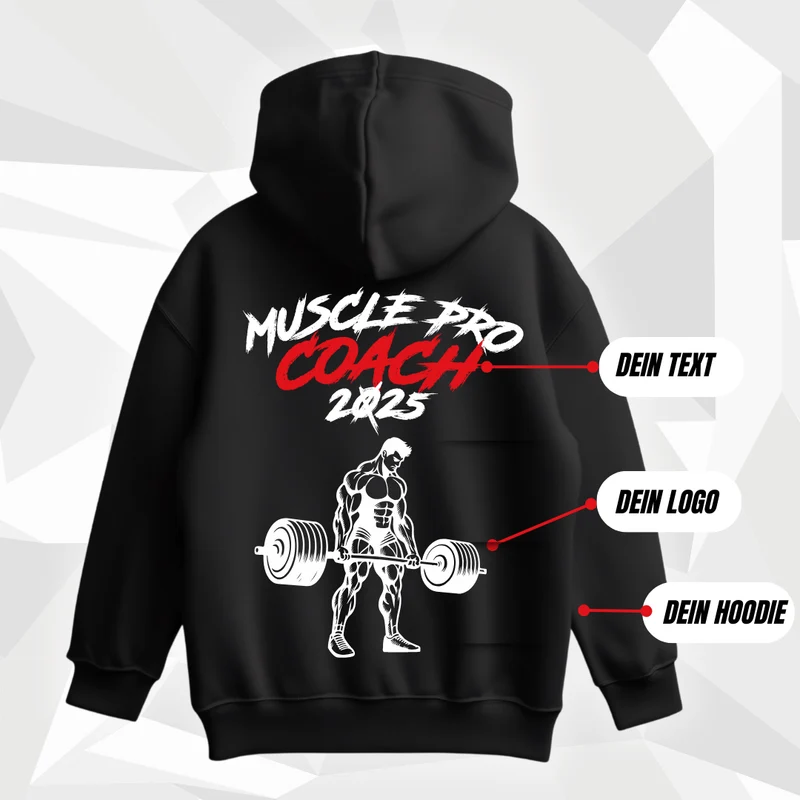 Personalisierbarer Oversized Hoodie