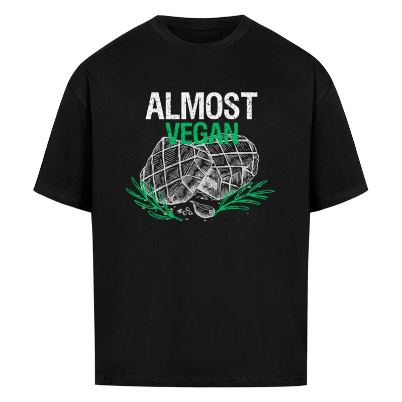 ALMOST VEGAN - OVERSIZED SHIRT