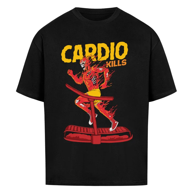 CARDIO KILLS - OVERSIZED SHIRT DAMEN