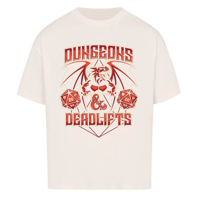 DUNGEONS & DEADLIFTS - OVERSIZED SHIRT