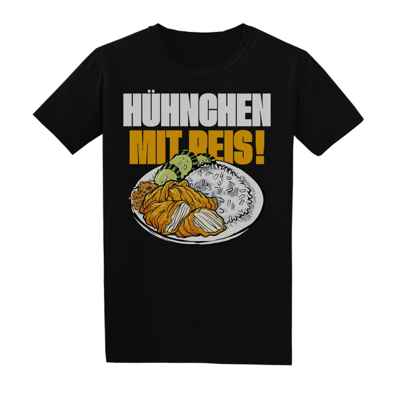 HÜHNCHEN MIT REIS - Regular Shirt - Frontprint