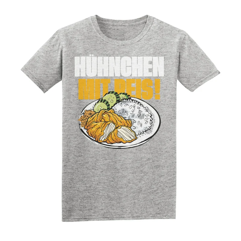 HÜHNCHEN MIT REIS - Regular Shirt - Frontprint