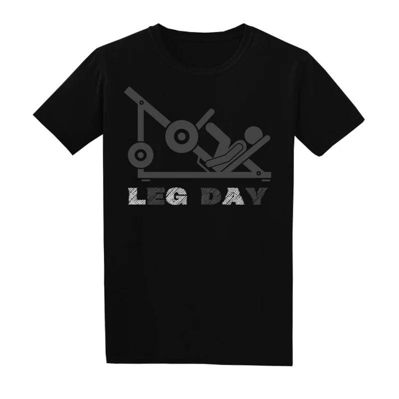 LEG DAY - Regular Shirt - Frontprint