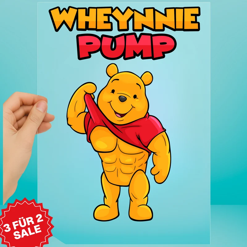 Bügelbild - Wheynnie Pump