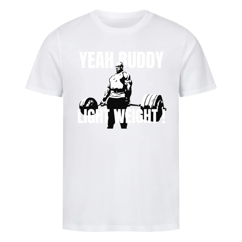 YEAH BUDDY -HERREN PREMIUM OGANIC SHIRT