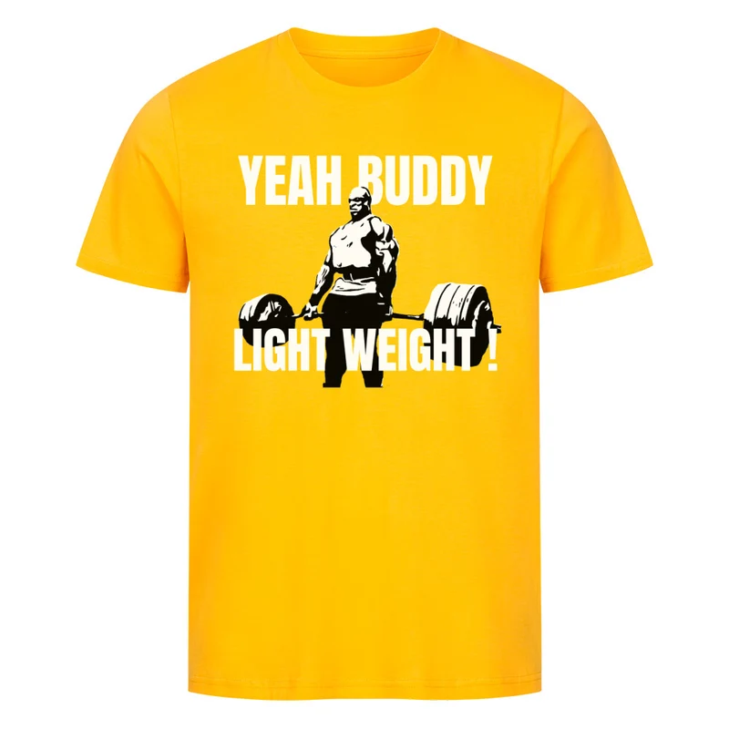 YEAH BUDDY -HERREN PREMIUM OGANIC SHIRT