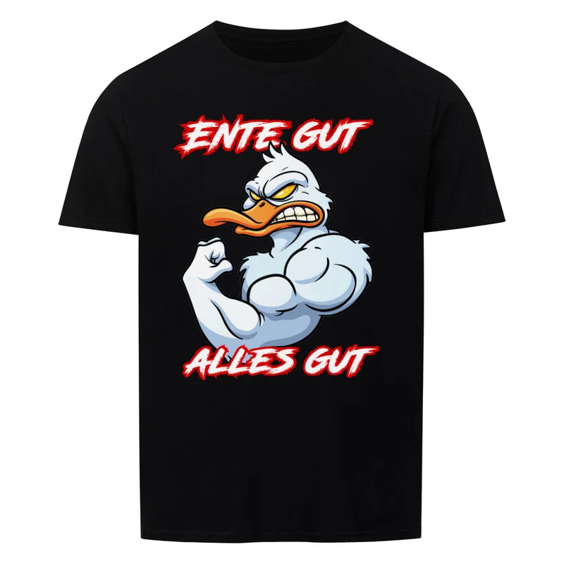 ENTE GUT ALLES GUT - Regular Shirt - Frontprint