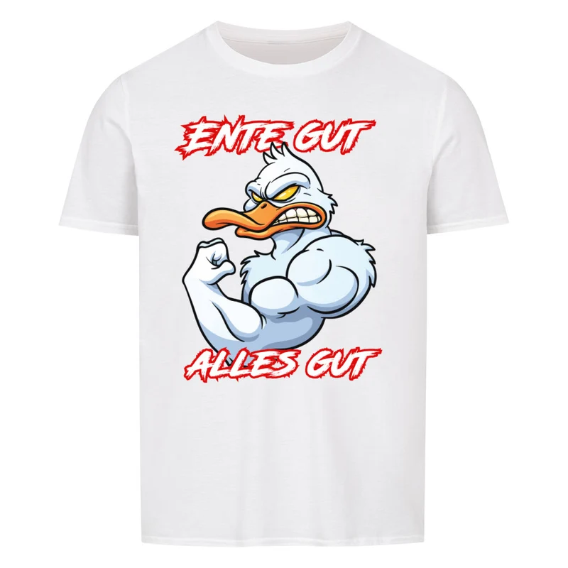 ENTE GUT ALLES GUT - Regular Shirt - Frontprint