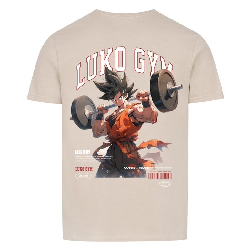 LEGDAY GOKU WORLDWIDE - Regular Shirt - Backprint