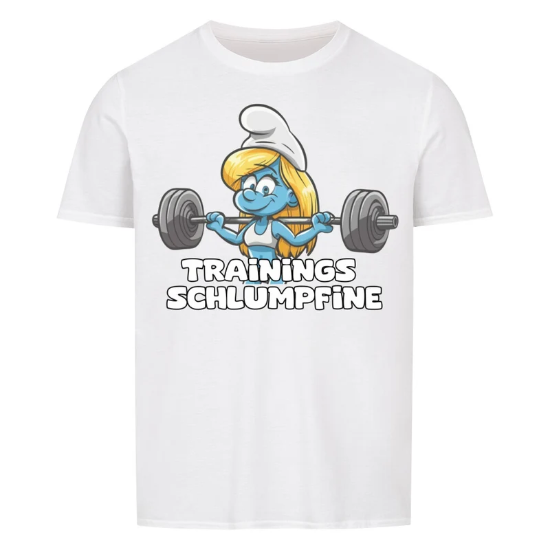 TRAININGS SCHLUMPFINE - Regular Shirt - Frontprint