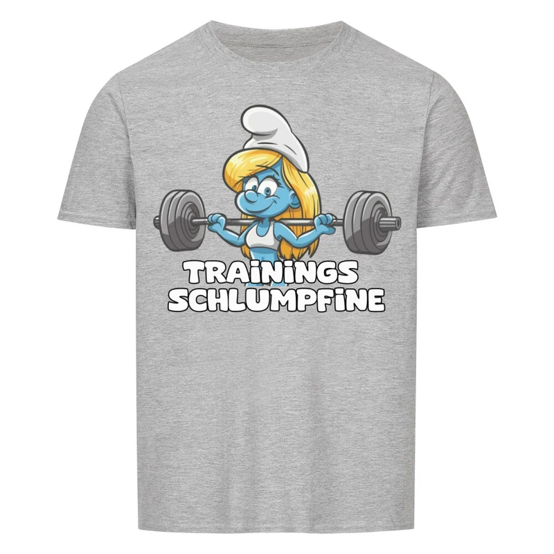TRAININGS SCHLUMPFINE - Regular Shirt - Frontprint