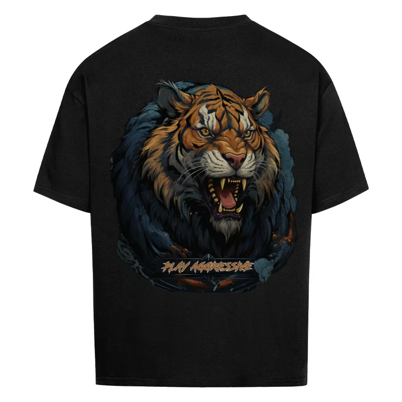 PLAY AGGRRESSIVE - OVERSIZED SHIRT