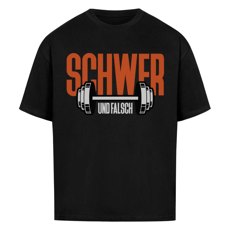 SCHWER UND FALSCH - OVERSIZED SHIRT
