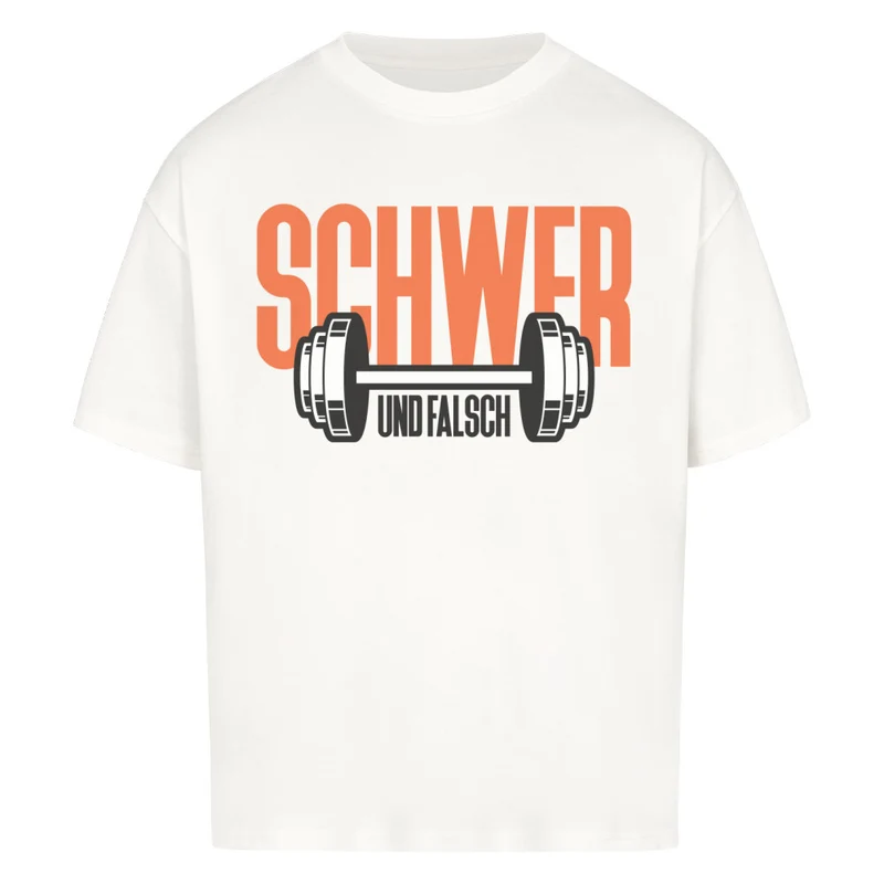 SCHWER UND FALSCH - OVERSIZED SHIRT