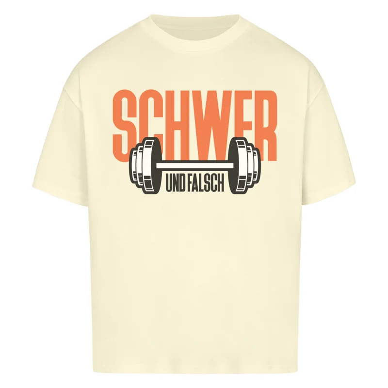 SCHWER UND FALSCH - OVERSIZED SHIRT