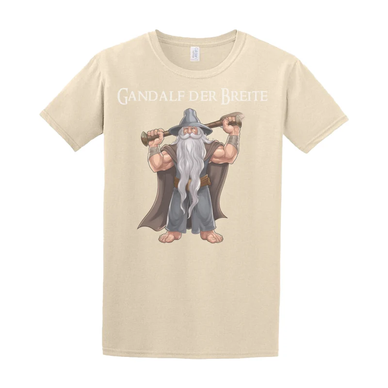 GANDALF DER BREITE - Regular Shirt - Frontprint