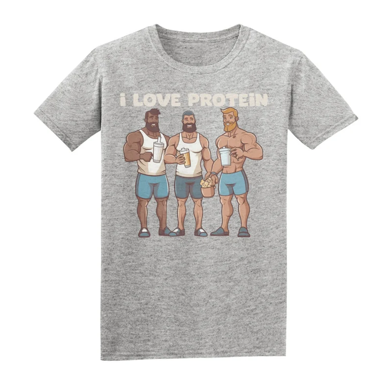 I LOVE PROTEIN - Regular Shirt - Frontprint