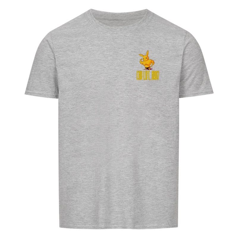 CHU LIFT BRO - Regular Shirt - Frontprint klein