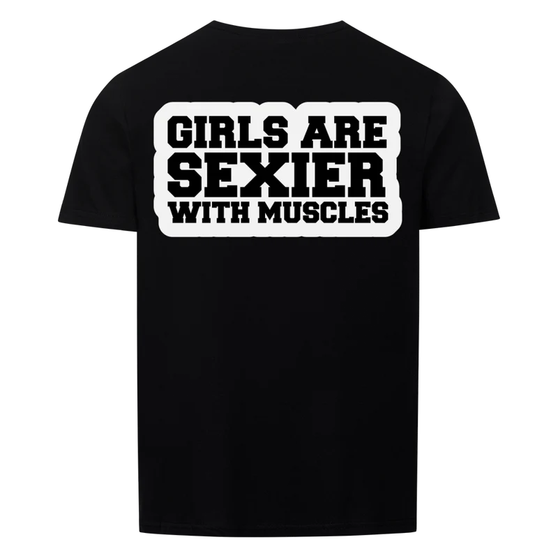 GIRLS WITH MUSCLES - Regular Shirt - Backprint