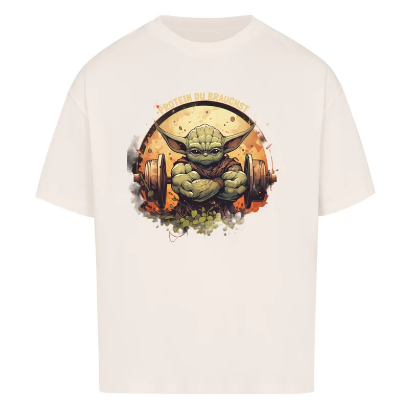 PROTEIN DU BRAUCHST - OVERSIZED SHIRT