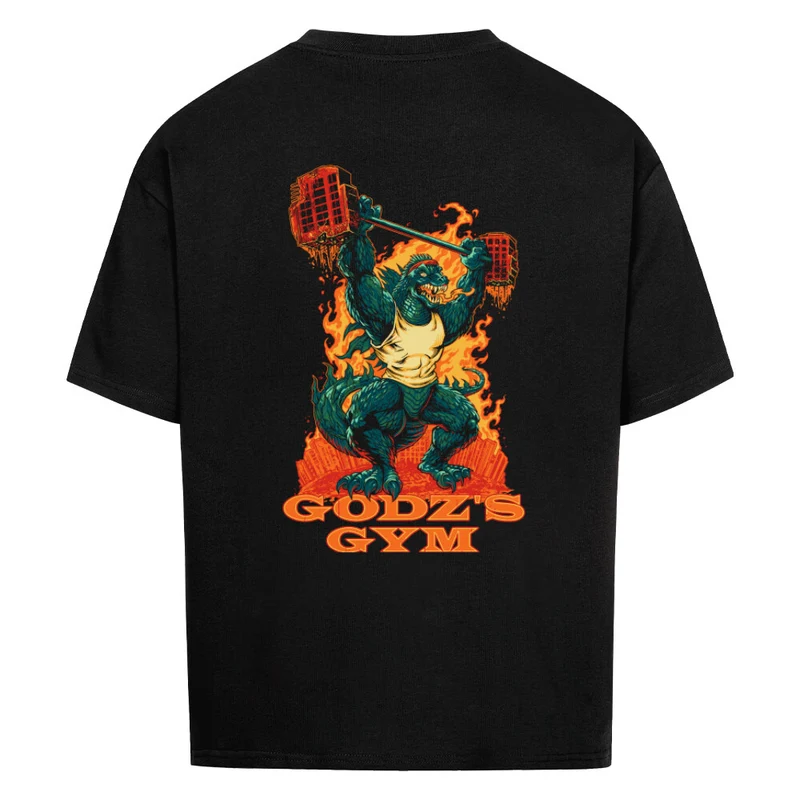 GOD'Z GYM - OVERSIZED SHIRT BACKPRINT