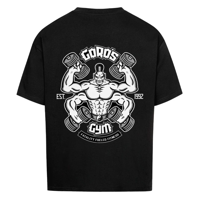 GORO'S GYM - OVERSIZED SHIRT BACKPRINT