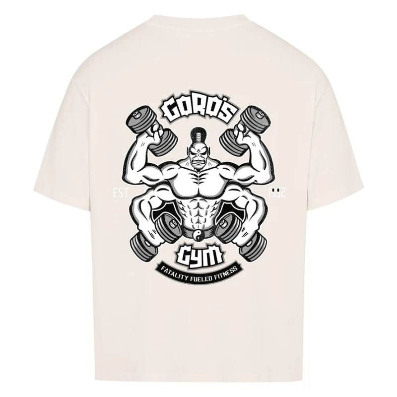 GORO'S GYM - OVERSIZED SHIRT BACKPRINT