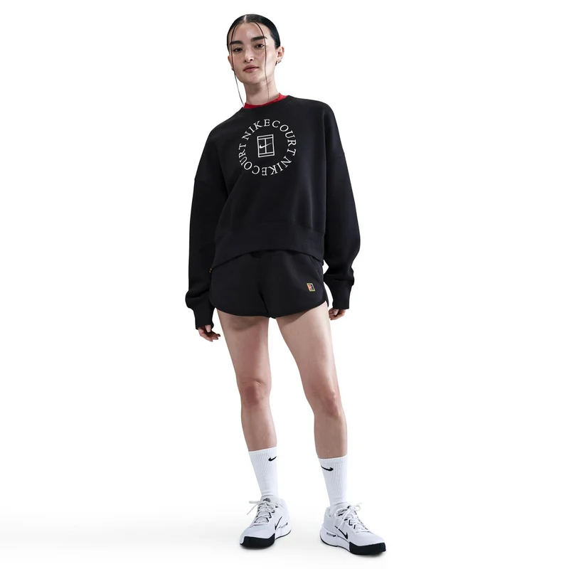 Court Phoenix Over-Oversized Crew Heritage Sweatshirt Damen-Schwarz