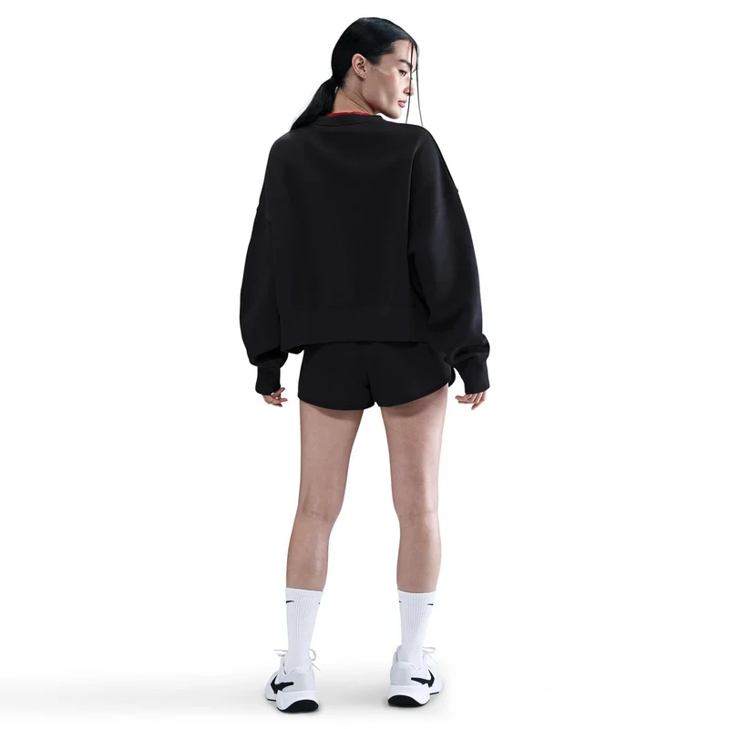Court Phoenix Over-Oversized Crew Heritage Sweatshirt Damen-Schwarz