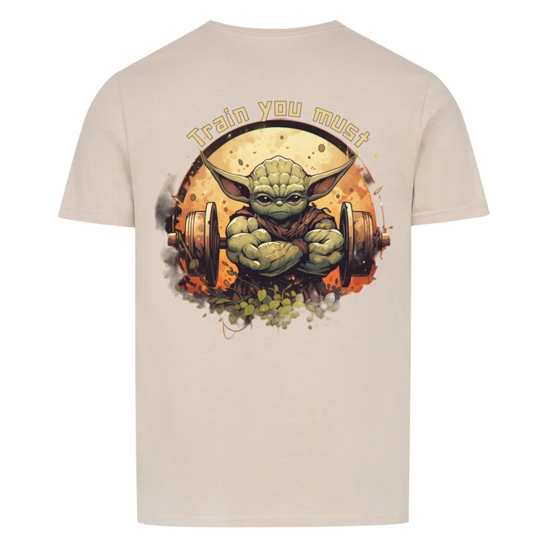 TRAIN YOU MUST - SHIRT BACKPRINT