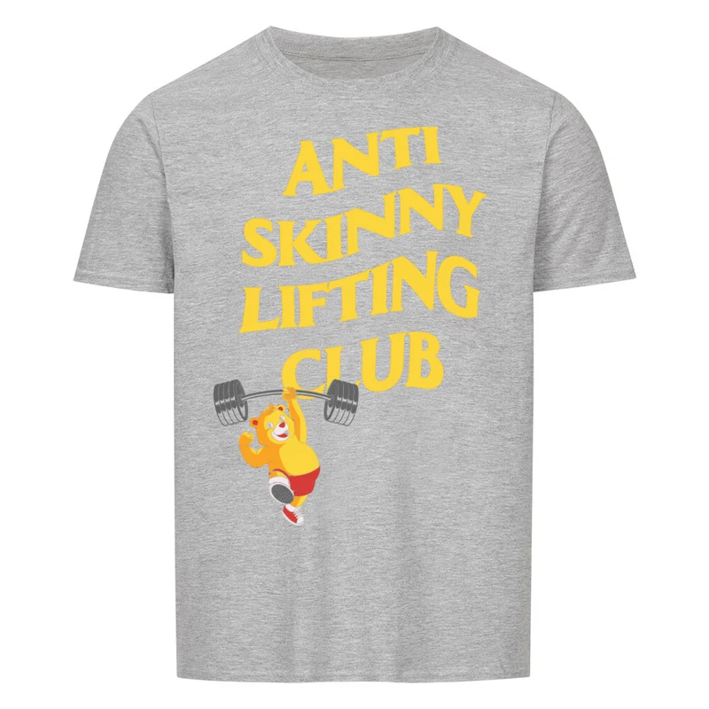 ANTI SKINNY LIFTING CLUB - Regular Shirt - Frontprint