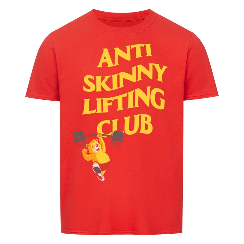ANTI SKINNY LIFTING CLUB - Regular Shirt - Frontprint