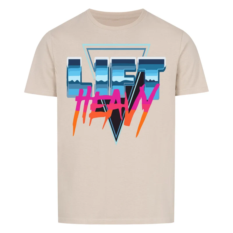 LIFT HEAVY - Regular Shirt - Frontprint