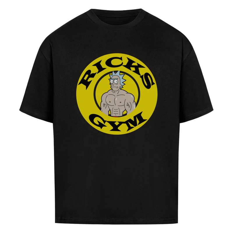 RICKS GYM - OVERSIZED SHIRT FRONTPRINT