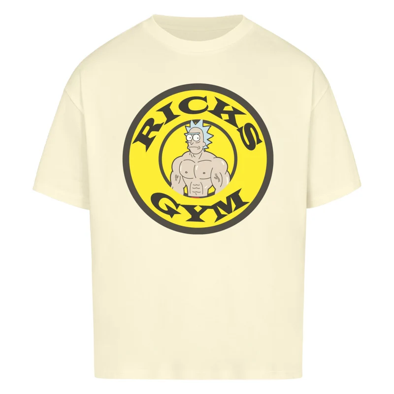 RICKS GYM - OVERSIZED SHIRT FRONTPRINT