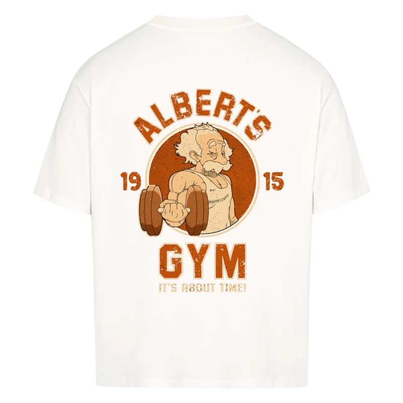 ALBERTS GYM - OVERSIZED SHIRT BACKPRINT