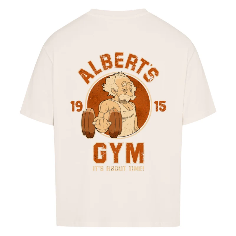 ALBERTS GYM - OVERSIZED SHIRT BACKPRINT