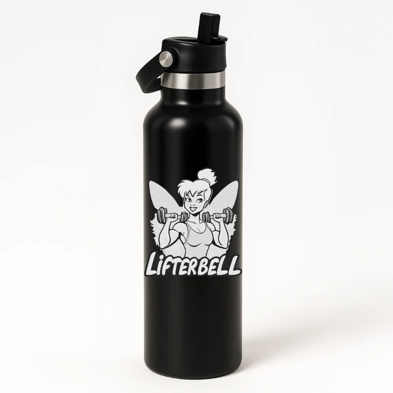 Thermo Edelstahl Sportflasche – 750 ml | Doppelwandig & mit Klapp-Strohhalm