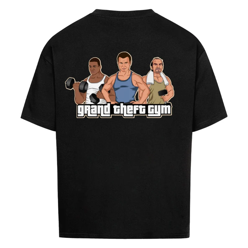 GRAND THEFT GYM - OVERSIZED SHIRT BACKPRINT