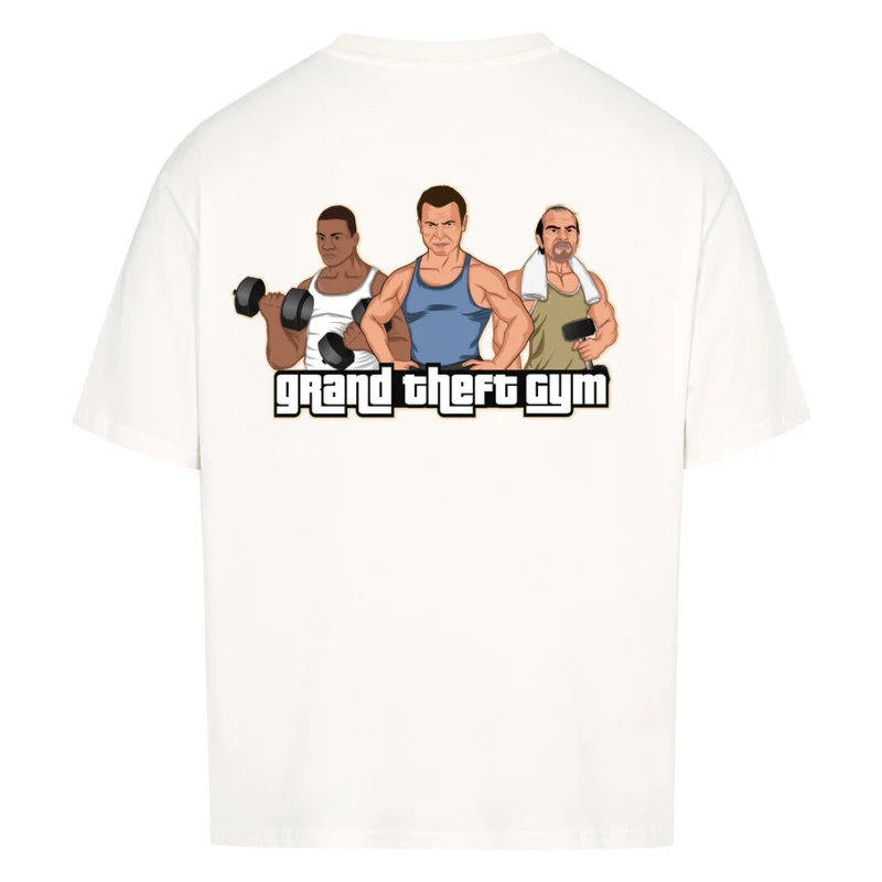 GRAND THEFT GYM - OVERSIZED SHIRT BACKPRINT
