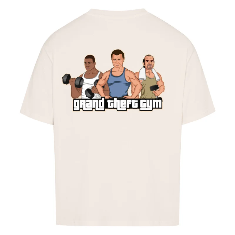 GRAND THEFT GYM - OVERSIZED SHIRT BACKPRINT