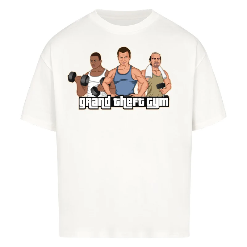 GRAND THEFT GYM - OVERSIZED SHIRT FRONTPRINT