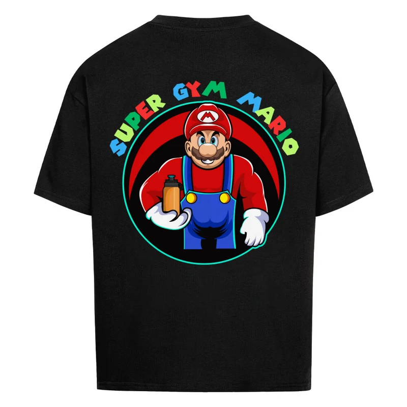 SUPER GYM MARIO - OVERSIZED SHIRT BACKPRINT